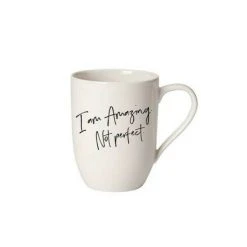Villeroy & Boch Becher Mit Henkel 0,34 L Statement I Am Amazing. Not Perfect.