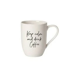 Villeroy & Boch Becher Mit Henkel 0,34 L Statement Keep Calm And Drink Coffee