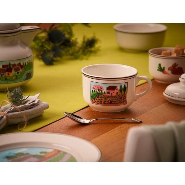 Villeroy & Boch Frühstücksobertasse 450 Ml Rund Design Naif 4 Villeroy & Boch Frühstücksobertasse 450 Ml Rund Design Naif – Bild 2