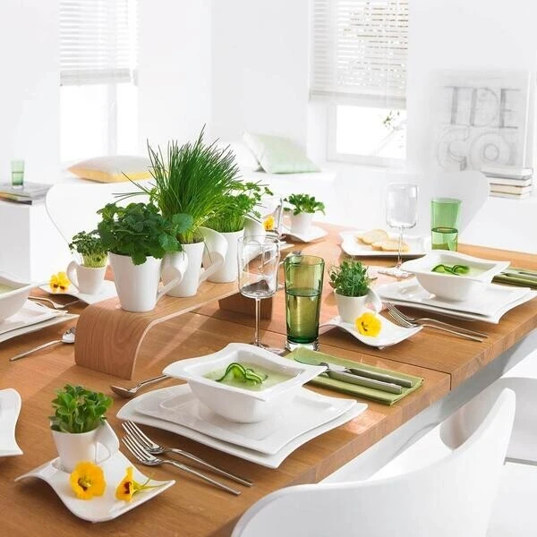 Villeroy & Boch Frühstücksteller 24 Cm Quadratisch NewWave 5 Villeroy & Boch Frühstücksteller 24 Cm Quadratisch NewWave – Bild 3