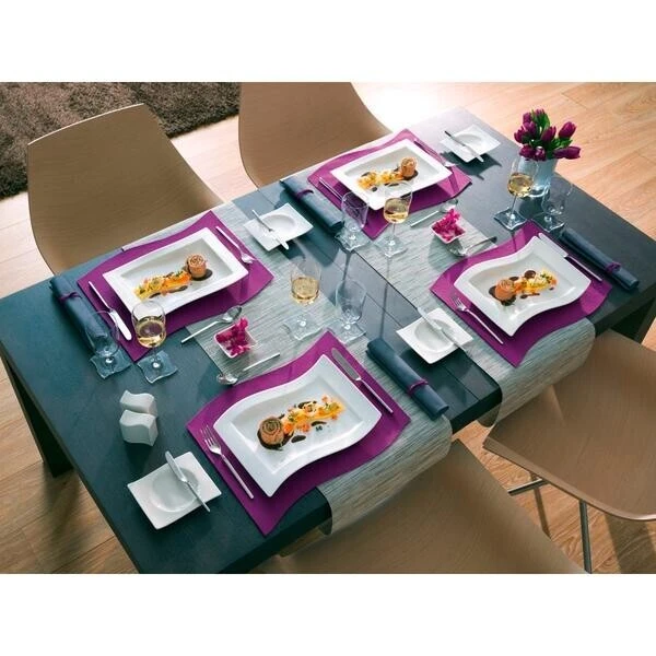 Villeroy & Boch Gourmetteller 33 Cm X 24 Cm Eckig New Wave 4 Villeroy & Boch Gourmetteller 33 Cm X 24 Cm Eckig New Wave – Bild 2