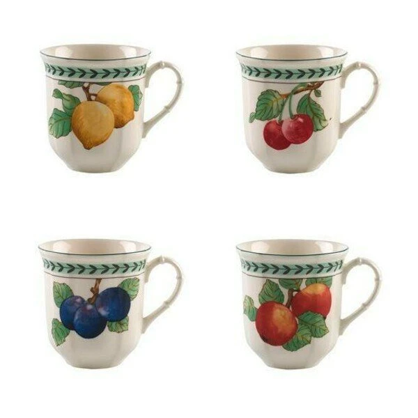 Villeroy & Boch Jumbo Becher Set 4-tlg. French Garden Modern Fruits 3 Villeroy & Boch Jumbo Becher Set 4-tlg. French Garden Modern Fruits