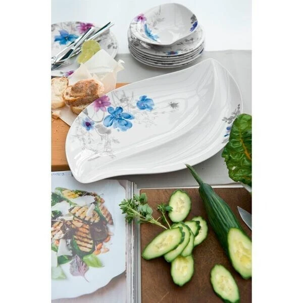 Villeroy & Boch Schale 21 Cm X 18 Cm Tief Mariefleur Gris Serve & Salad 4 Villeroy & Boch Schale 21 Cm X 18 Cm Tief Mariefleur Gris Serve & Salad – Bild 2