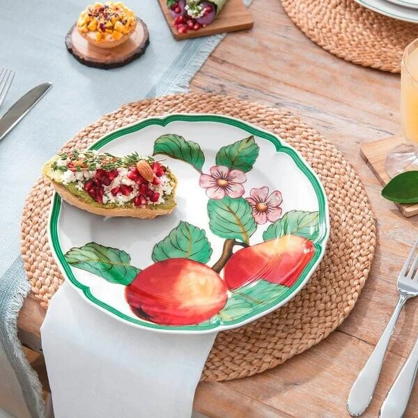 Villeroy & Boch Speiseteller Set 4tlg. French Garden Modern Fruits 4 Villeroy & Boch Speiseteller Set 4tlg. French Garden Modern Fruits – Bild 2